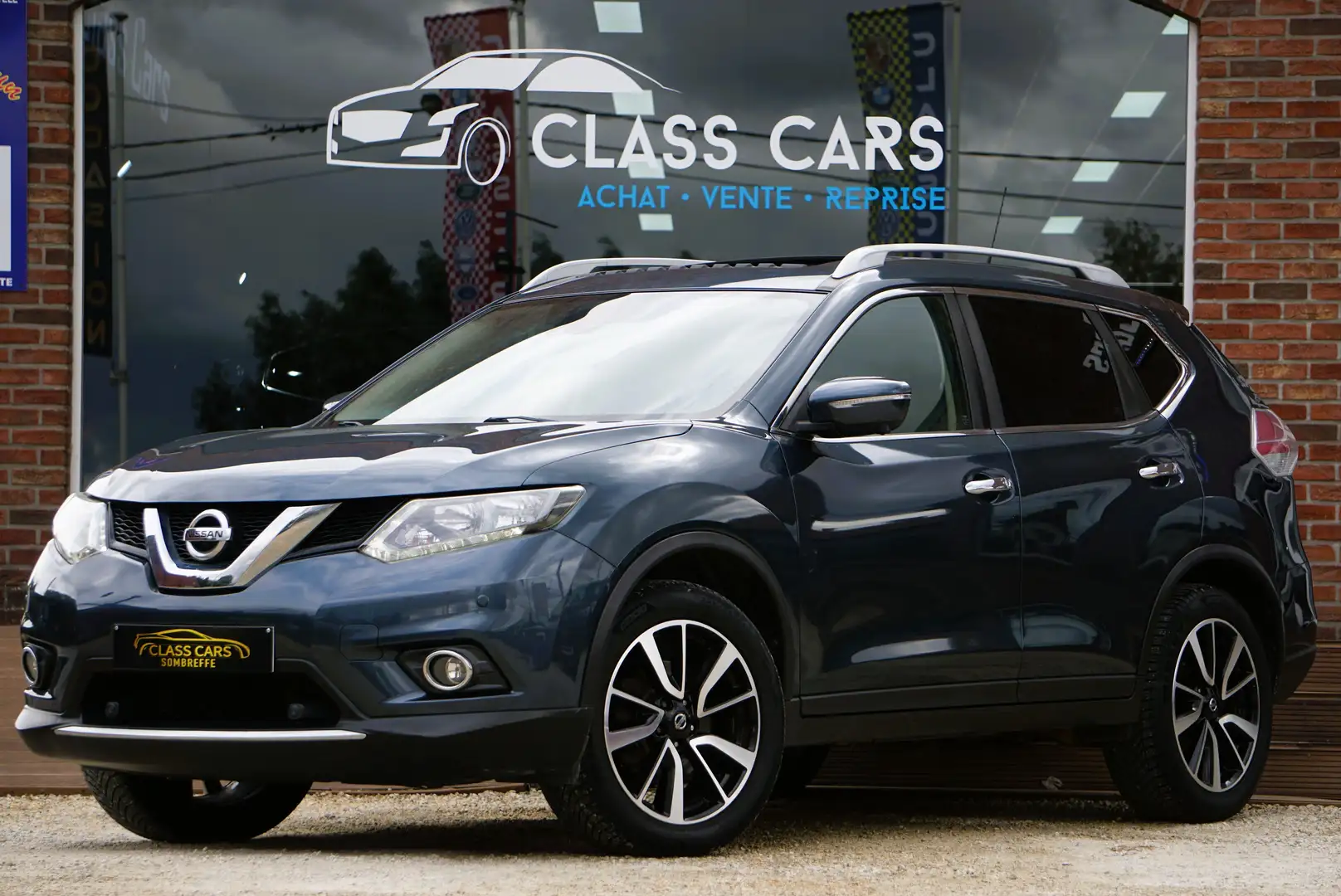 Nissan X-Trail 1.6 dCi 7 PLACES 1°MAIN TOIT-PANO NAVI-CAM 6B Blauw - 1