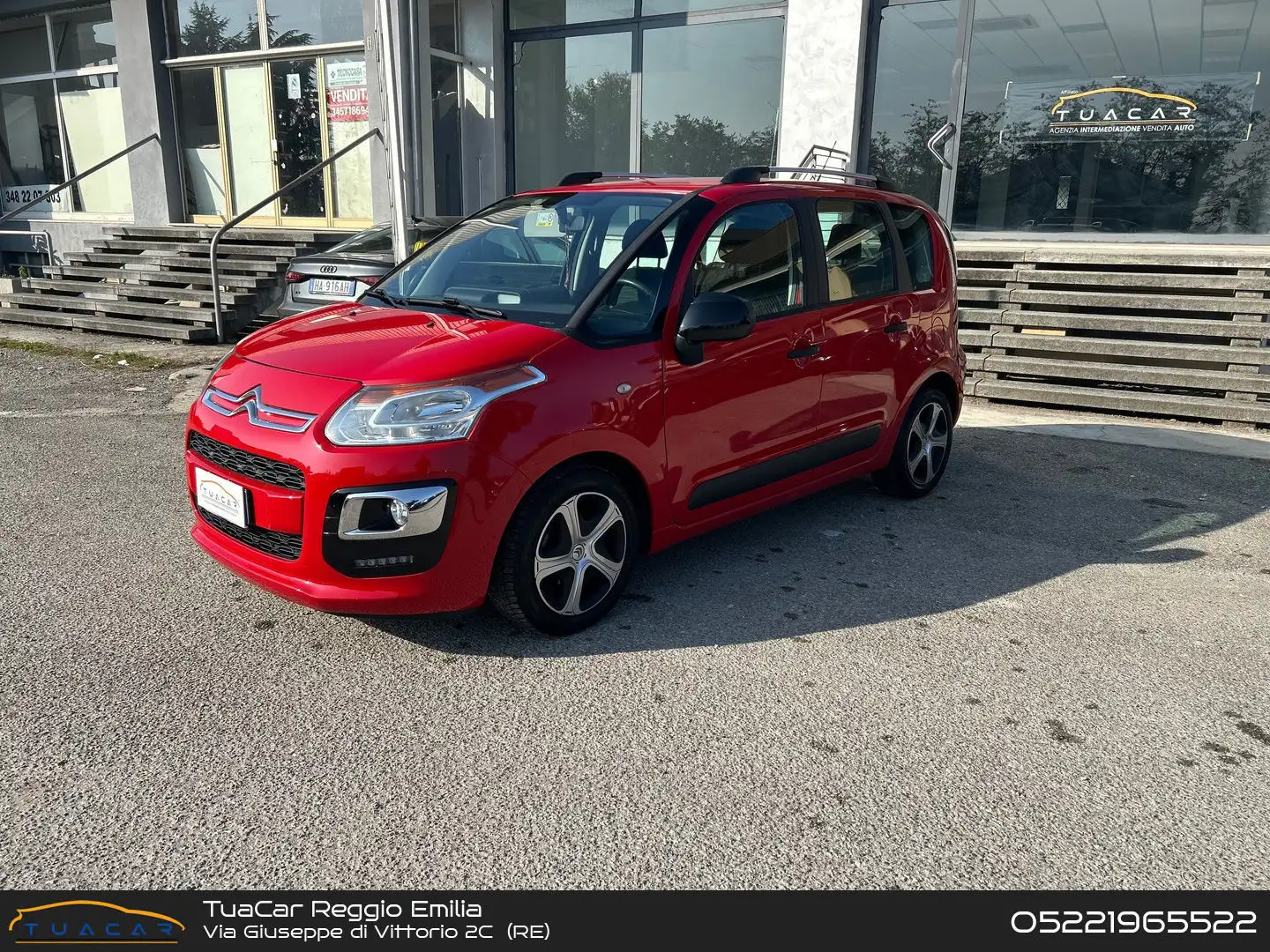 Citroen C3 Picasso Exclusive VTi 95 Rouge - 1