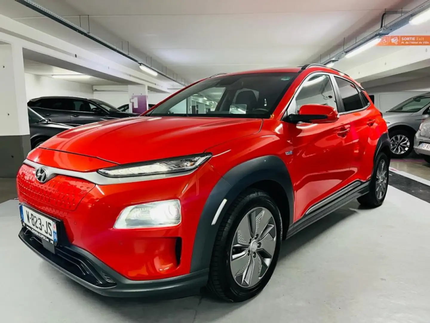 Hyundai KONA ELECTRIC 204CH ( 64KW) EXECUTIVE***FULL*** TVA *** SOH 100%*** Rojo - 1