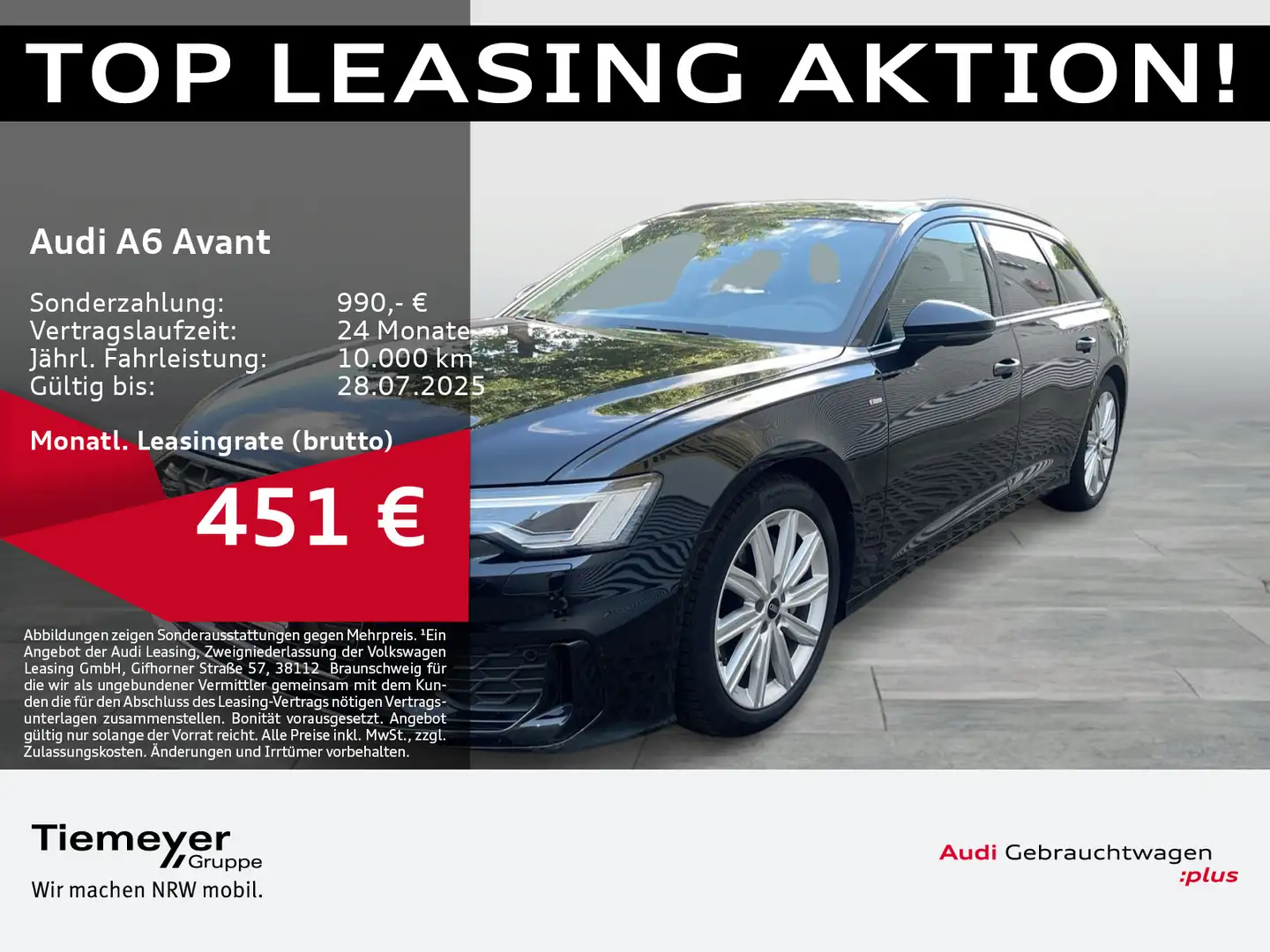 Audi A6 50 TDI Q S LINE PANO AHK MATRIX KAMERA Schwarz - 1