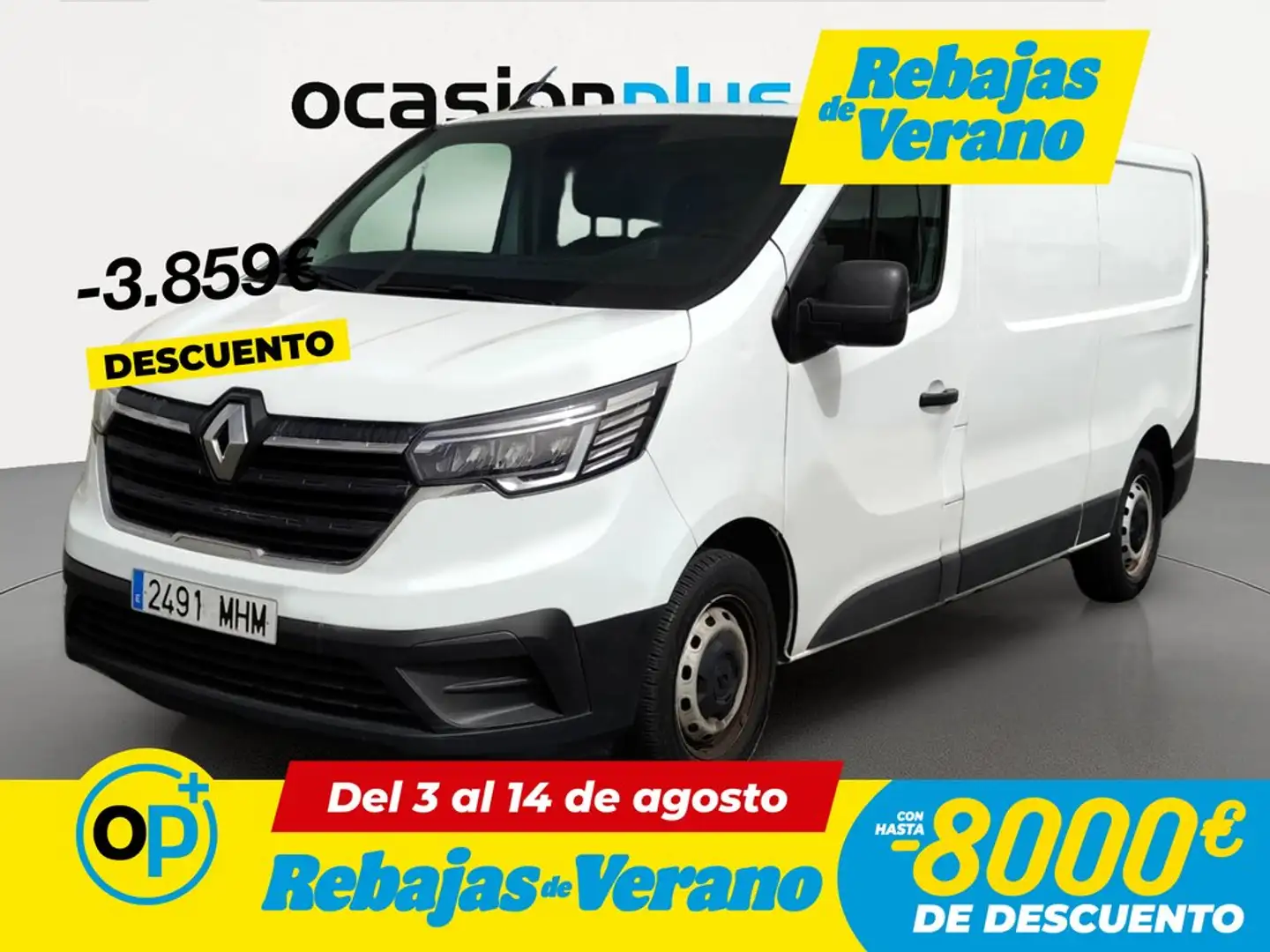 Renault Trafic Furgón L2H1 BluedCi 96kW CU aumentada Blanco - 1