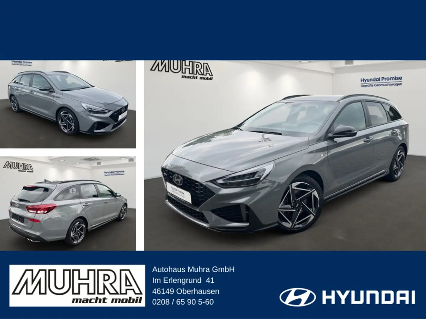 Hyundai i30 Kombi 1.5 T-GDI DCT 48V N LINE LED MY25 SITZ Grau - 1