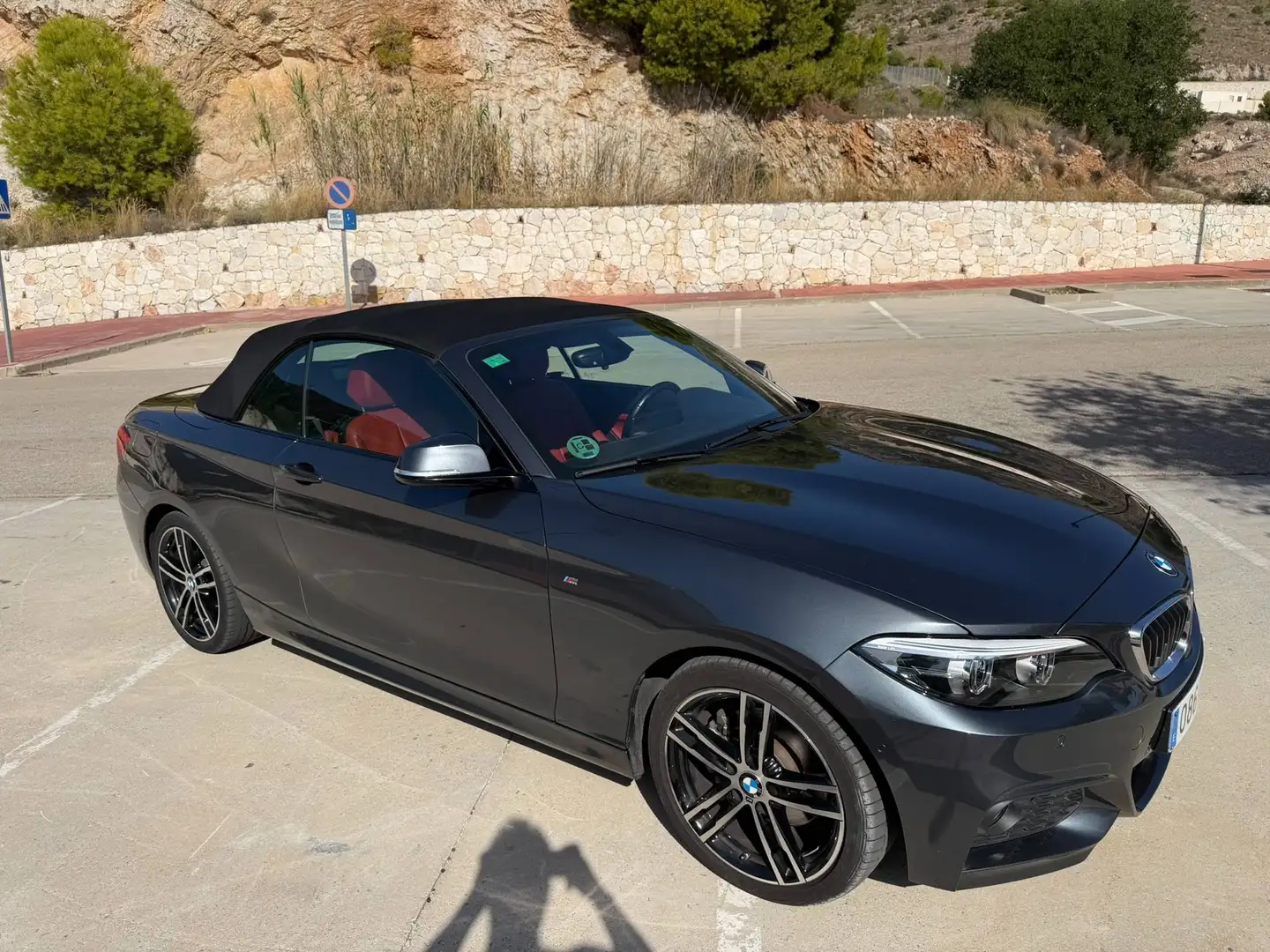 BMW 220 220iA Cabrio Gris - 2