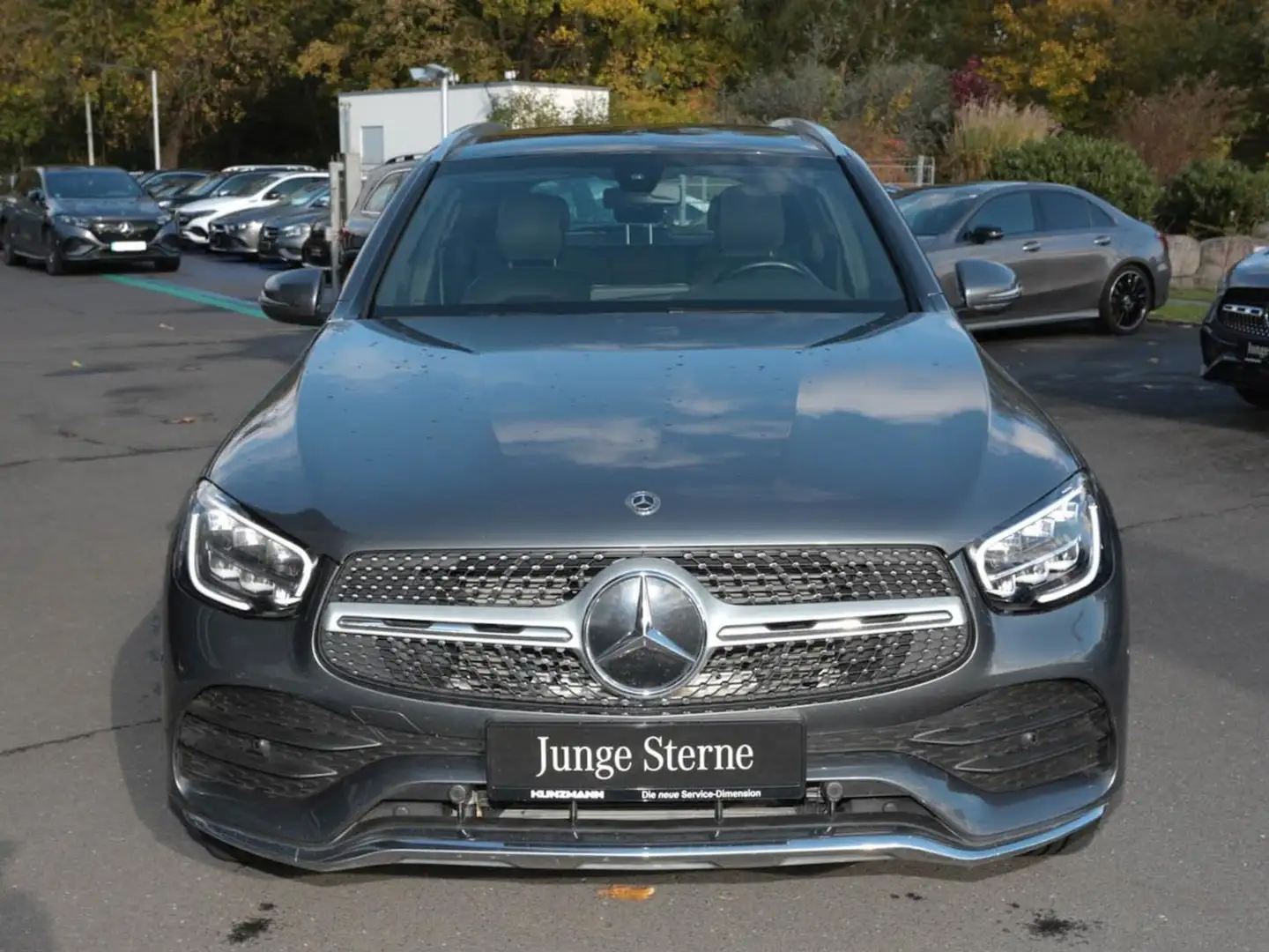 Mercedes-Benz GLC 200 4M AMG Standhzg Panorama Kamera EasyP Gris - 2
