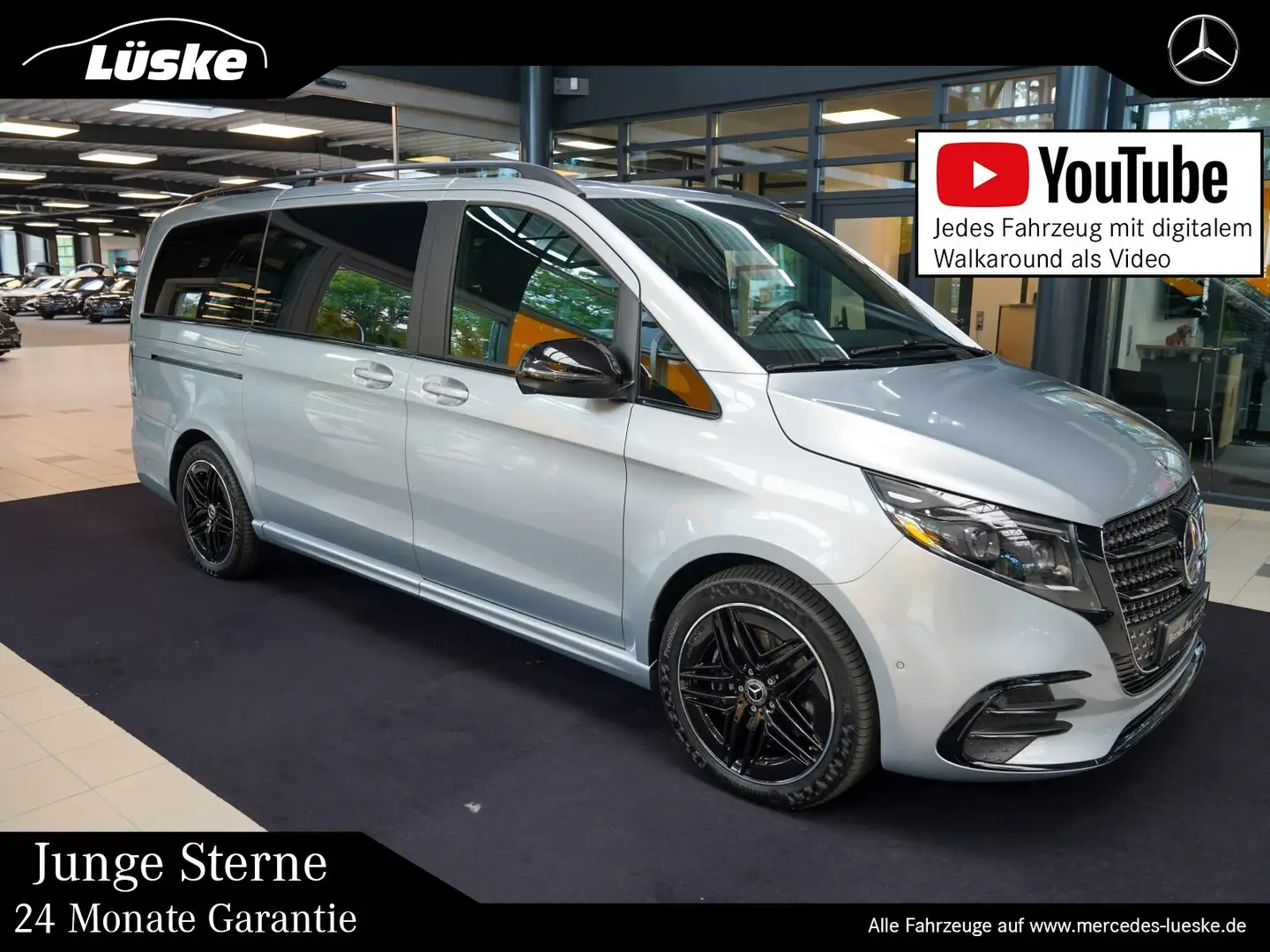 Mercedes-Benz V 250 V 250 d AVANTGARDE Lang AMG Line Night Airmatic Срібний - 1