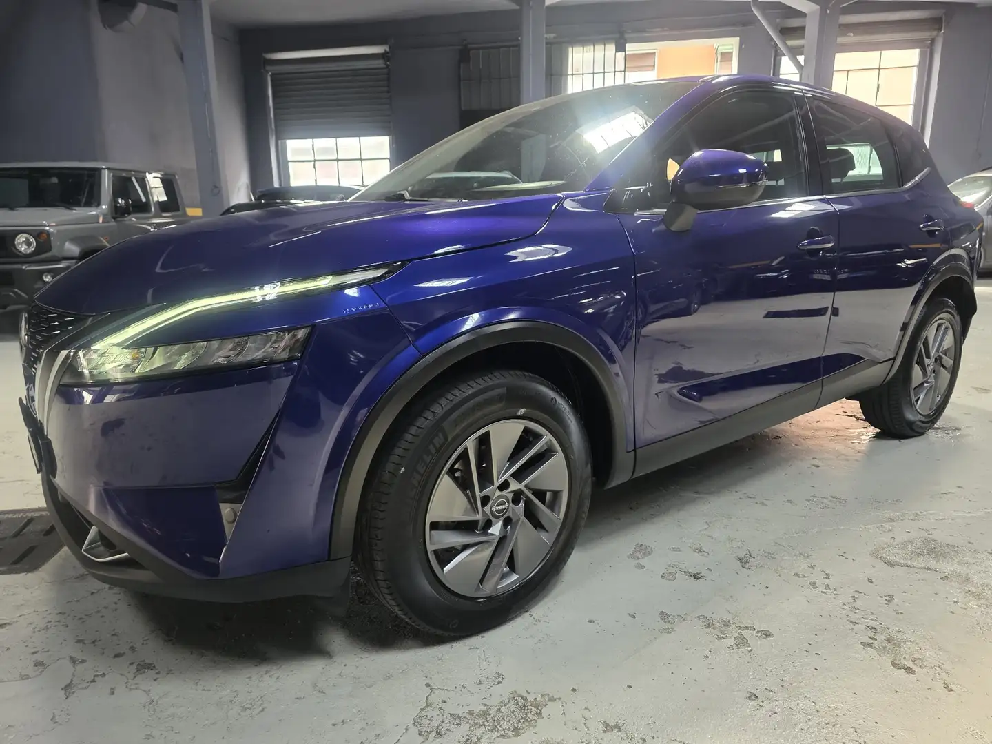 Nissan Qashqai 1.3 MHEV TEKNA+2WD 158CV XTRONIC TELECAMER CARPLAY Blau - 1