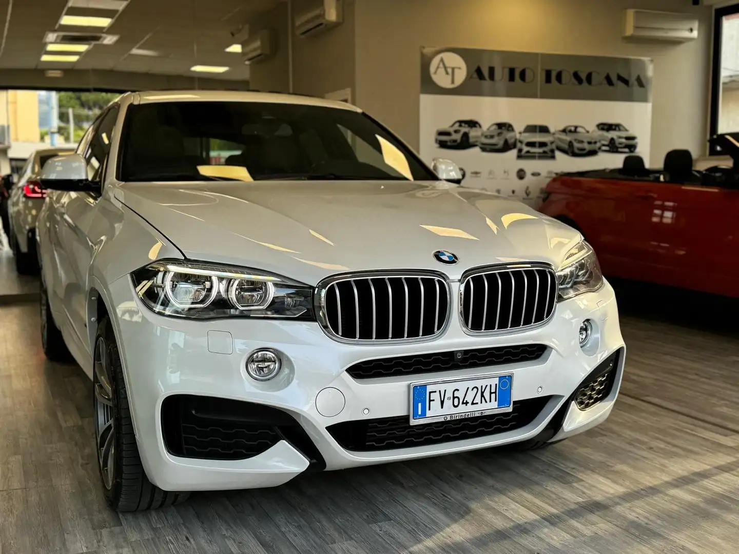 BMW X6 X6 xdrive40d Msport auto Weiß - 2