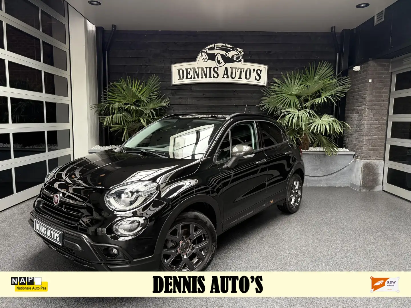 Fiat 500X 1.0 FireFly Turbo 120 Connect Zwart - 1