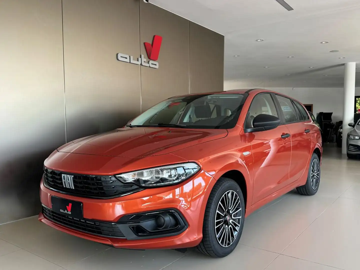 Fiat Tipo 1.6 Mjt SW + CARPLAY+CLIMA AUTOM Arancione - 2