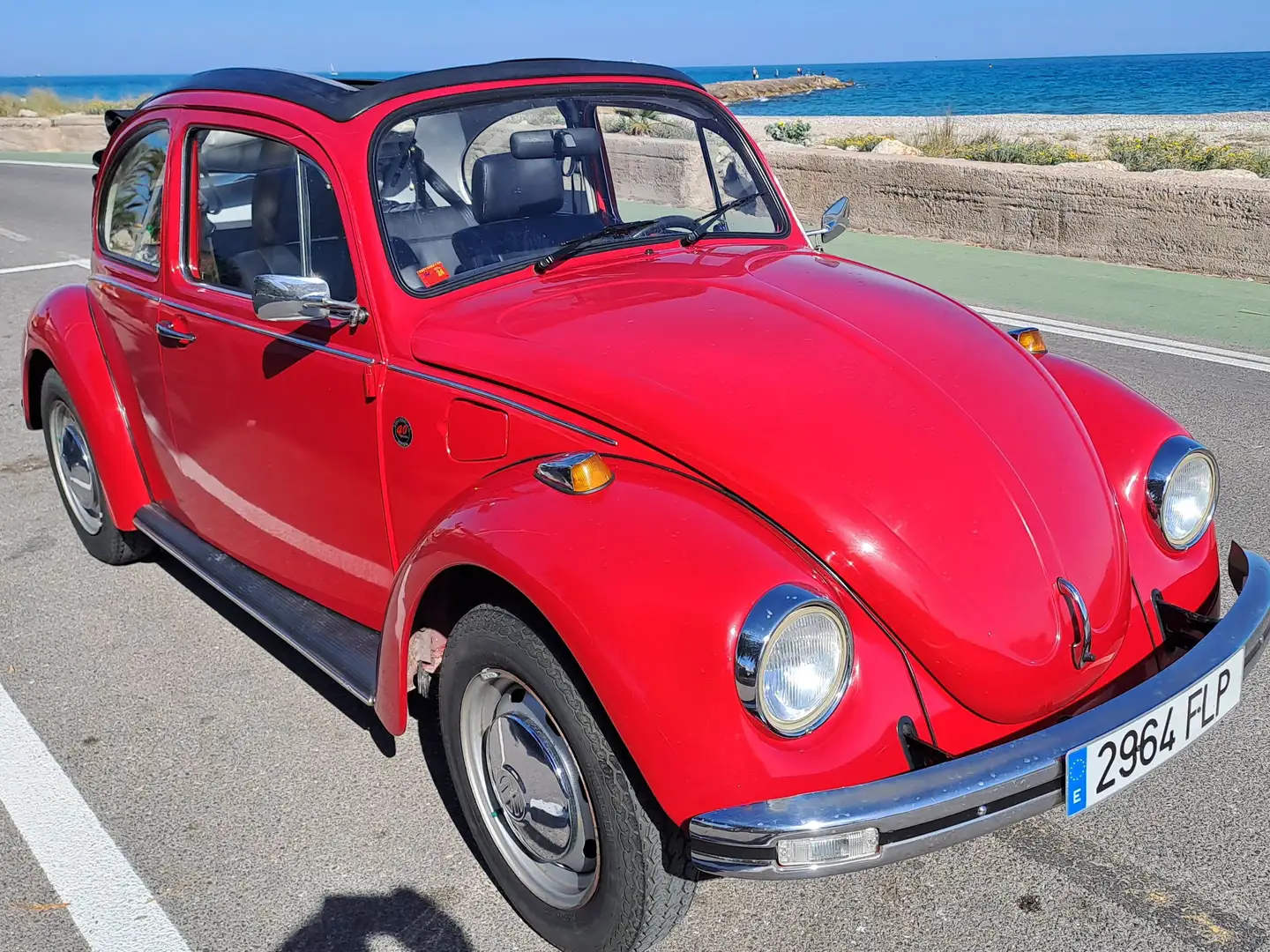 Volkswagen Escarabajo 1600i Open Air Rojo - 2