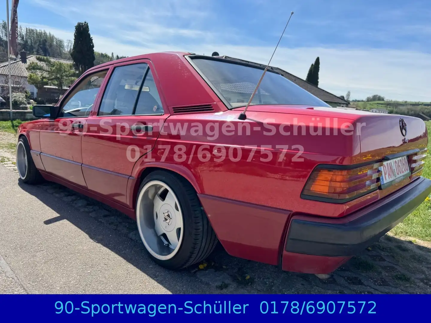 Mercedes-Benz 190 *TÜV*ALU*TIEFER*Oldtimer * Rot - 2