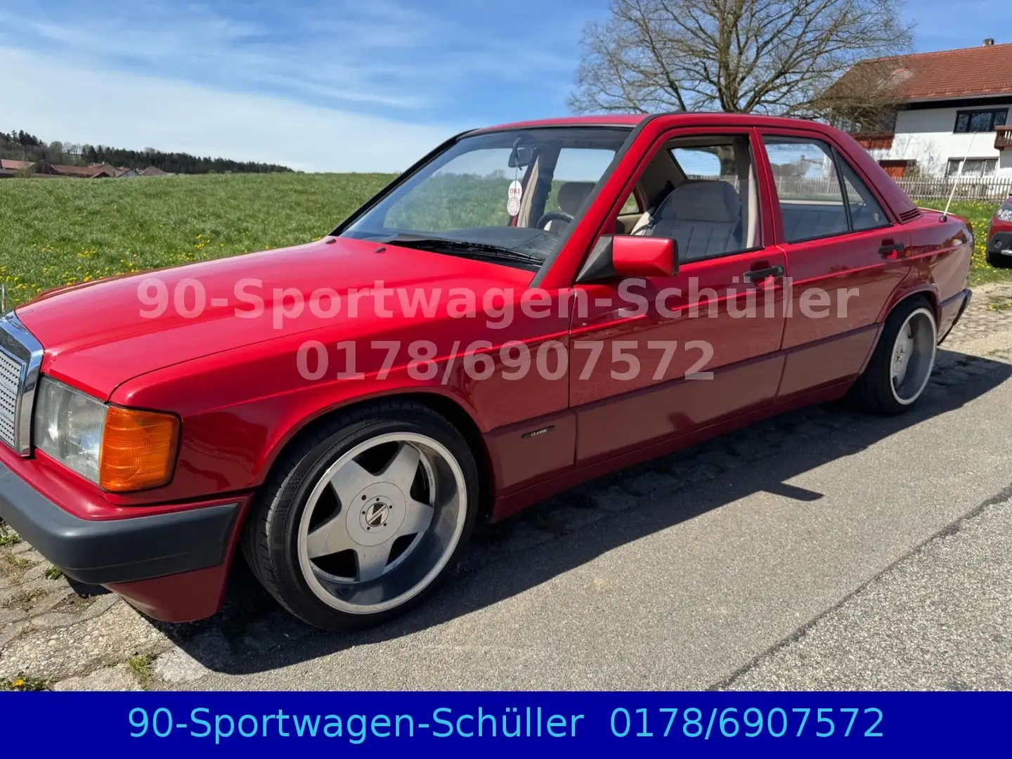 Mercedes-Benz 190 *TÜV*ALU*TIEFER*Oldtimer * Rot - 1