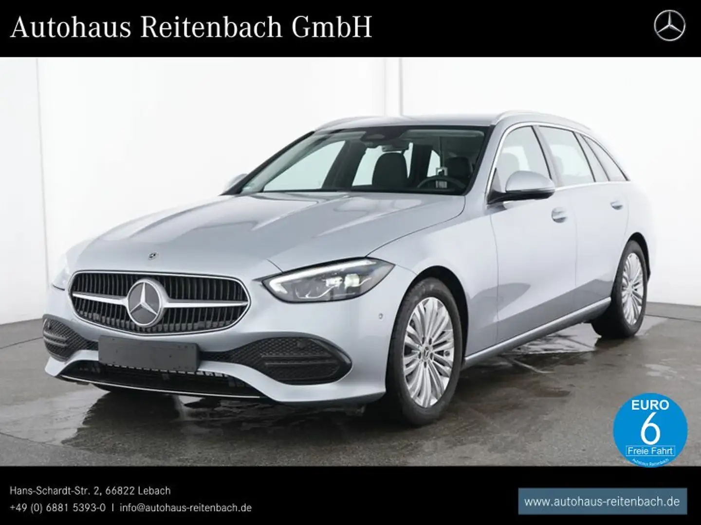 Mercedes-Benz C 180 C180T AVANTGARDE AHK+LED KAMERA+AMBIENT+NAVI+SHZ Silber - 1