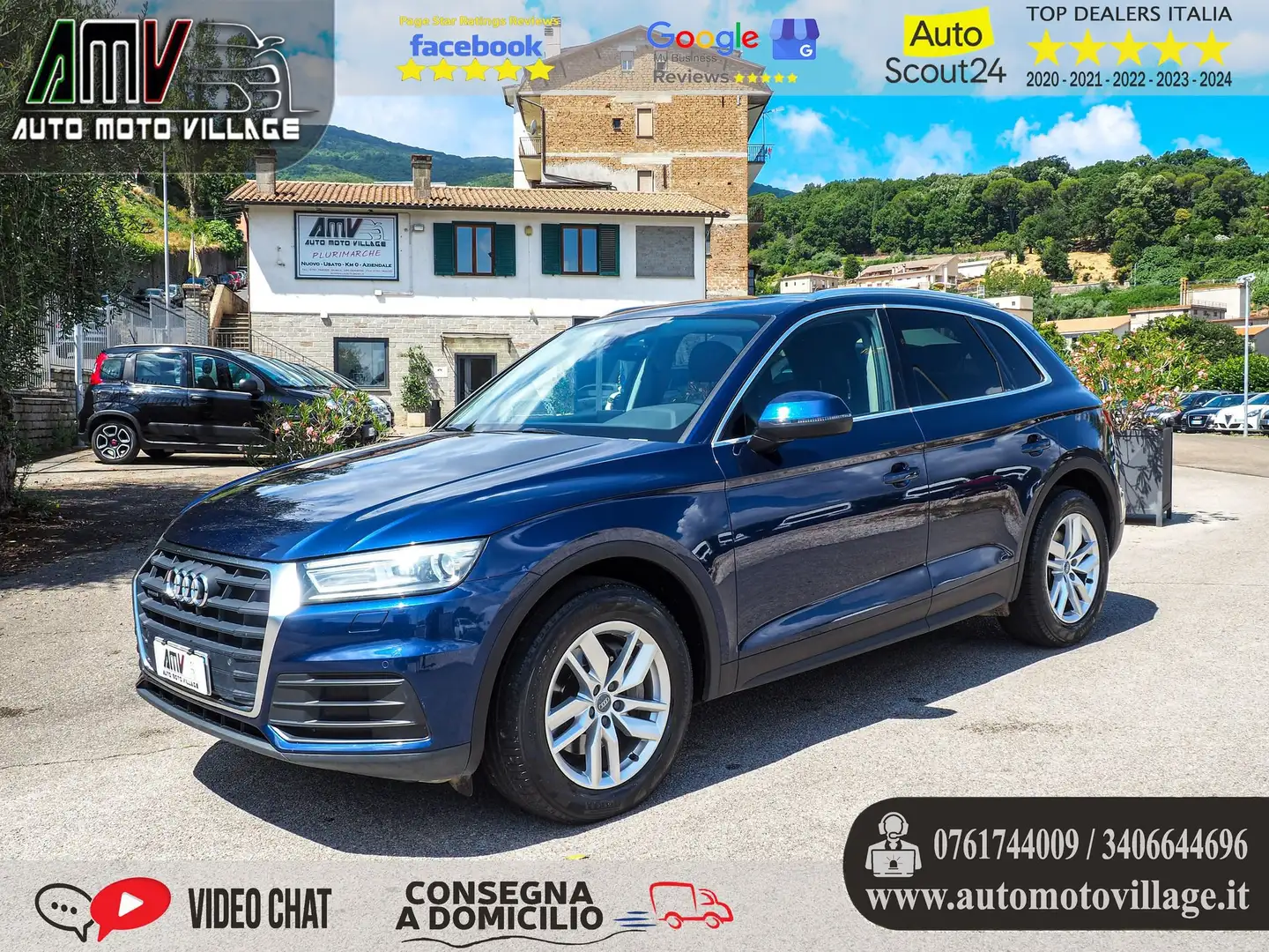 Audi Q5 2.0 TDI 190 CV quattro S tronic Sport Blu/Azzurro - 1