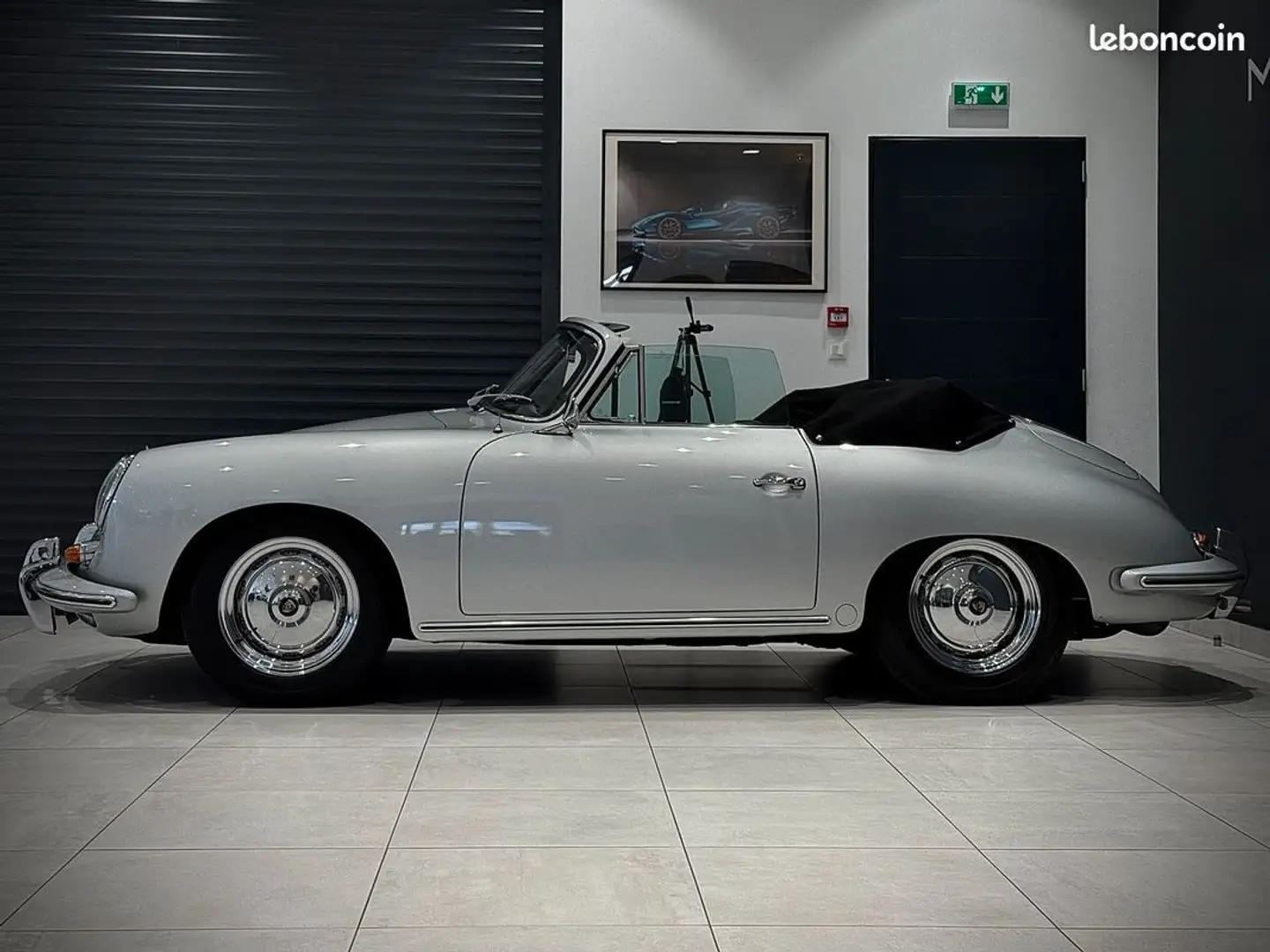 Porsche 356 EXEMPLAIRE CABRIOLET REUTTER Modèle BT6 ÉTAT NEUF  Gris - 2