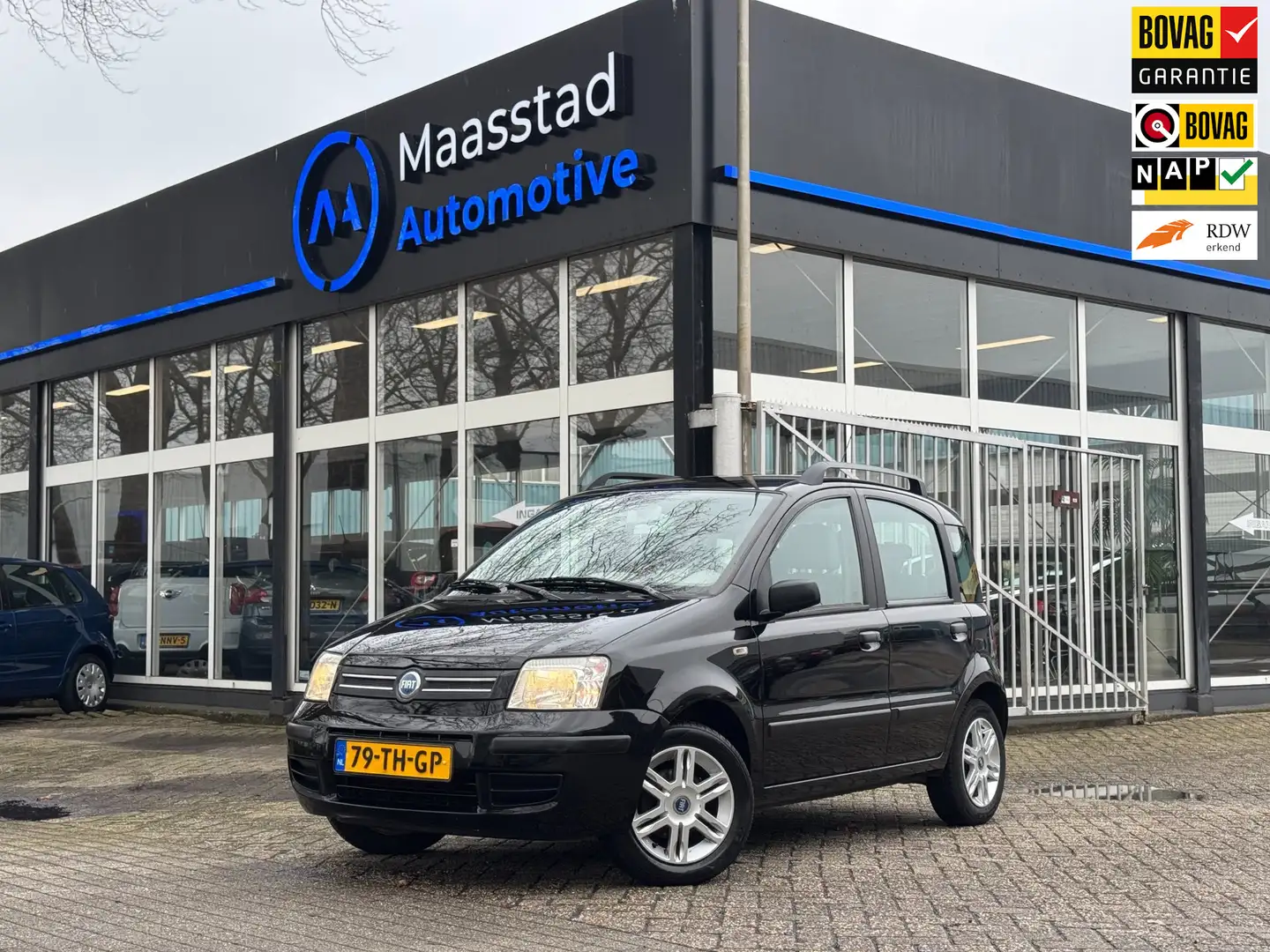 Fiat Panda 1.2 Emotion Airco 2e eig Volledige onderhoudhistor Schwarz - 1