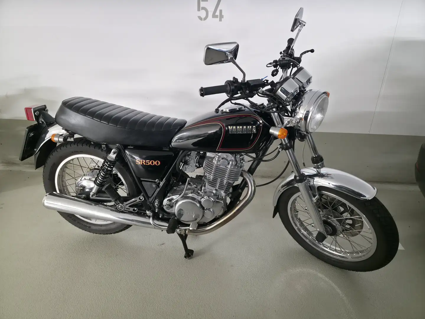 Yamaha SR 500 48T Fekete - 2
