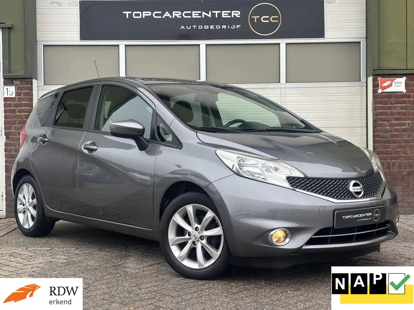 Nissan Note 1.2 DIG-S Connect E./CLIMA/TREKH/CAMERA/APK/NAP Grigio - 1