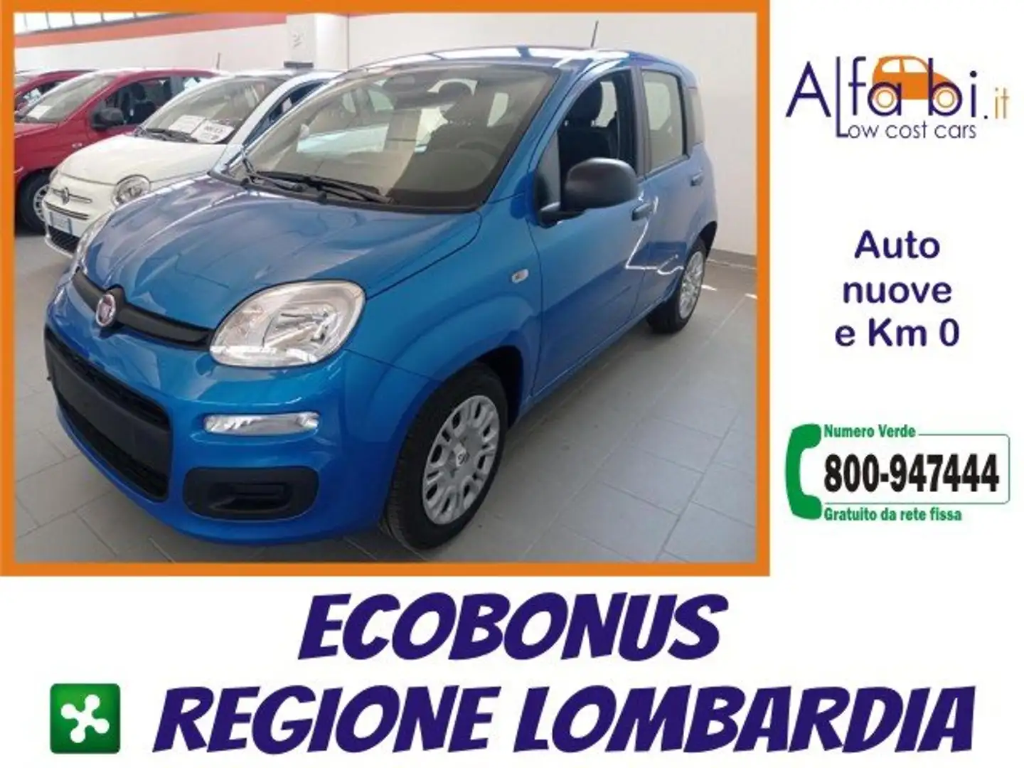 Fiat Panda 1.0 FireFly 70CV Hybrid Panda Blu/Azzurro - 1