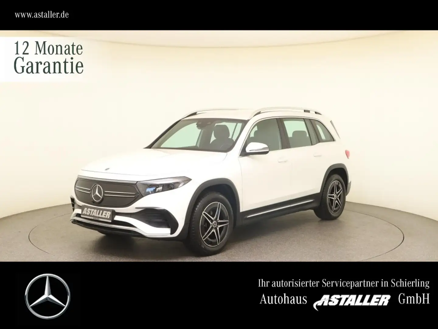 Mercedes-Benz EQB 300 4M AMG Line Advanced LED+MBUX+SHZ+Parkp. Weiß - 1