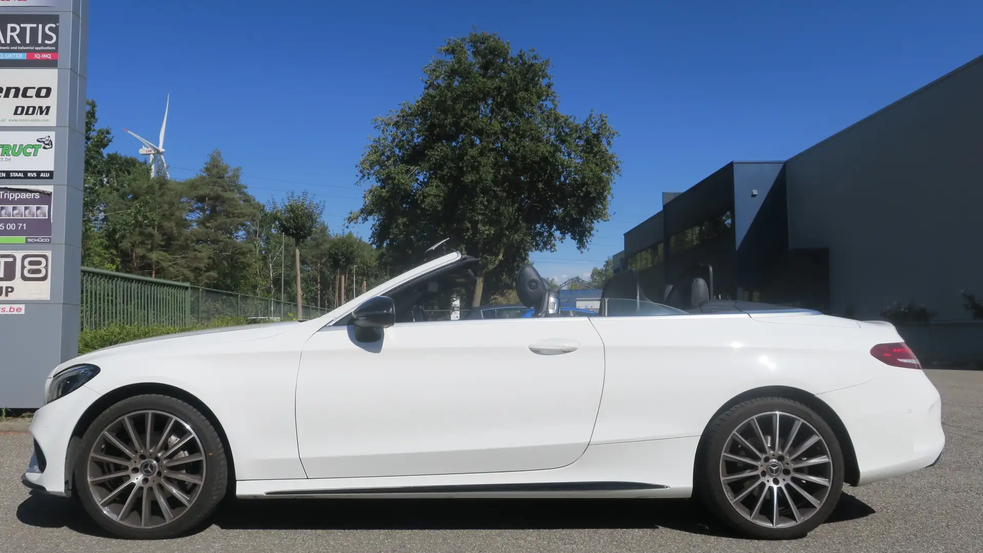 Mercedes-Benz C 220 C 220 d Cabrio 4Matic 9G-TRONIC AMG Line Blanc - 2