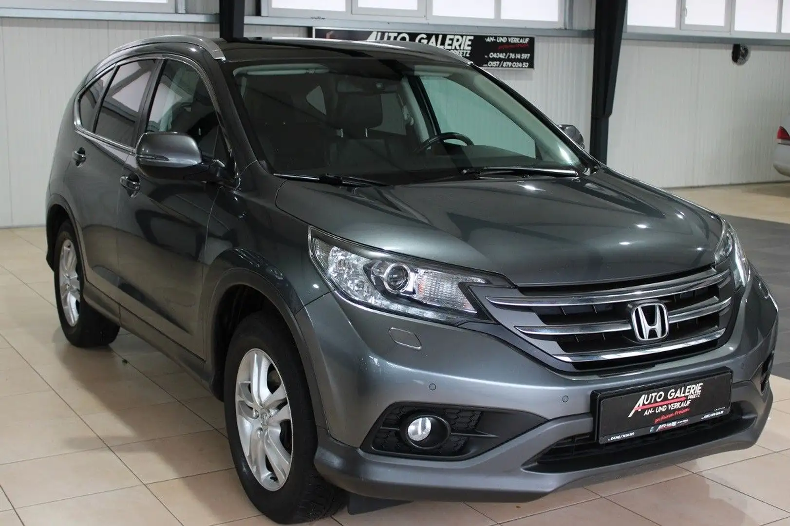 Honda CR-V Executive 4WD 2,2 DIESEL*1.HAND*AHK*PDC*LED Grau - 1