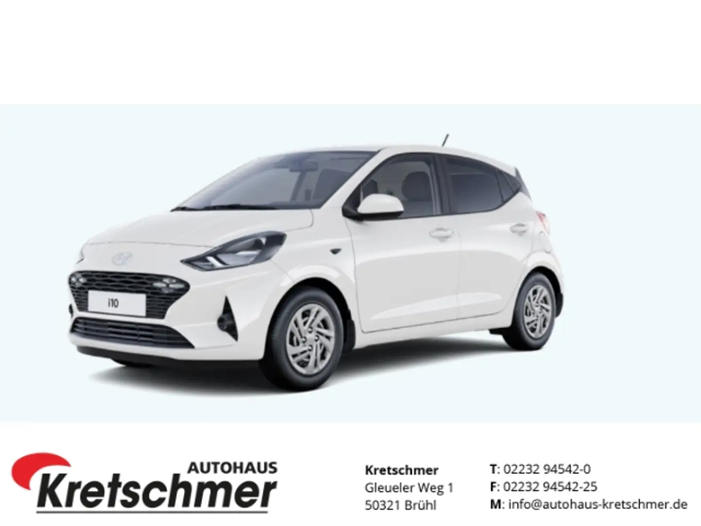 Hyundai i10 Select 1.0 M/T NAVI*KLIMA*KAMERA*PDC Blanc - 1