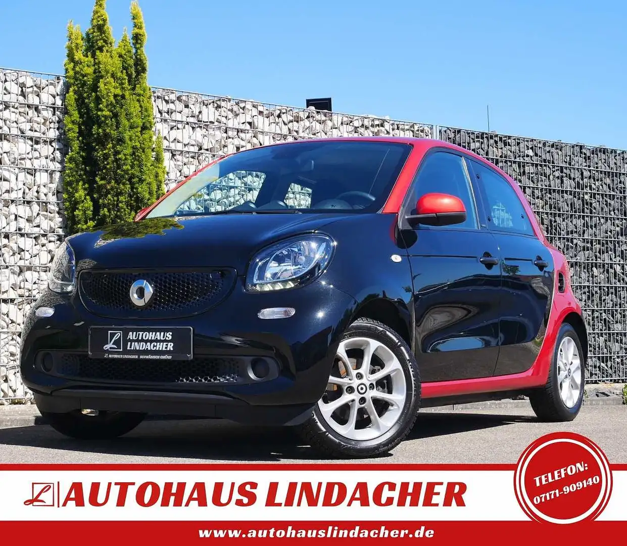 smart forFour twinamic passion | Navi I SHZ Rot - 1