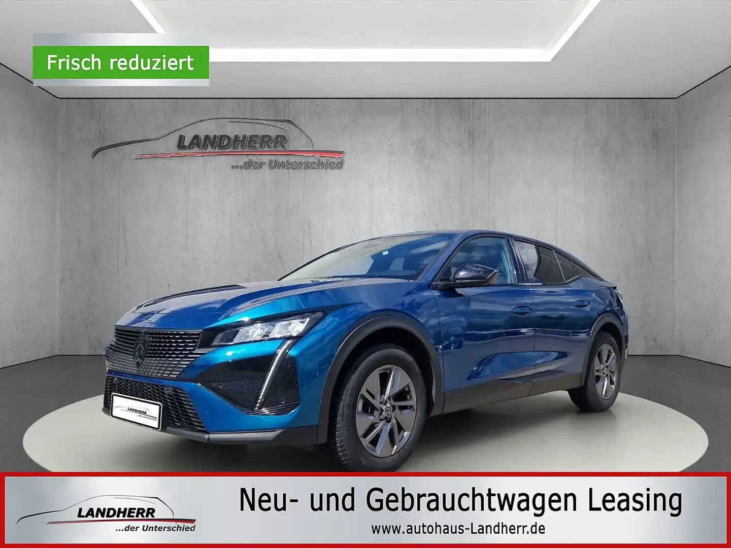 Peugeot 408 Allure Plug-In //ACC/LED/Kamera/SHZ/LHZ plava - 1