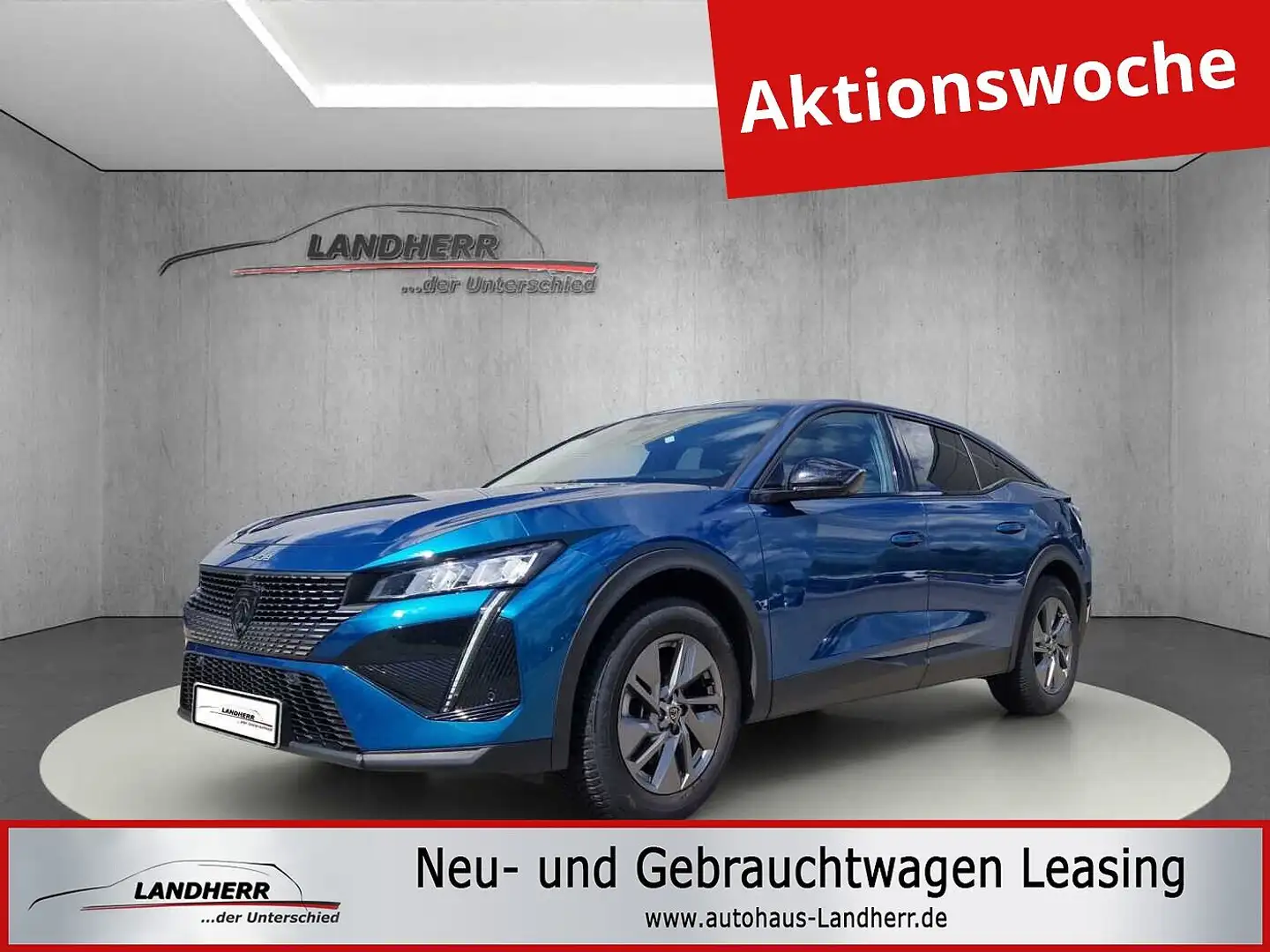 Peugeot 408 Allure Plug-In //ACC/LED/Kamera/SHZ/LHZ Bleu - 1