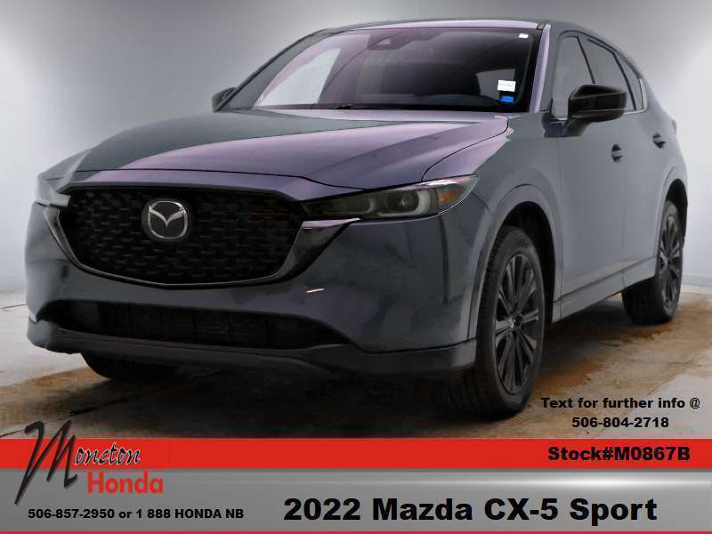  2022 Mazda CX-5 Sport Design with Turbo AWD   