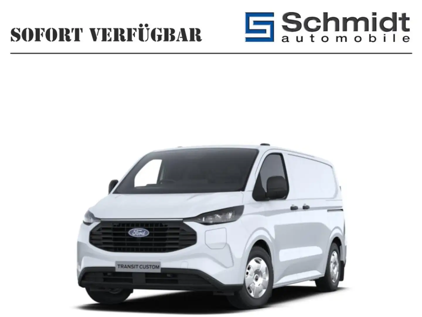 Ford E-Transit Transit Custom Kasten Trend 320L1 2,5L Duratec PHEV 233PS A Weiß - 1