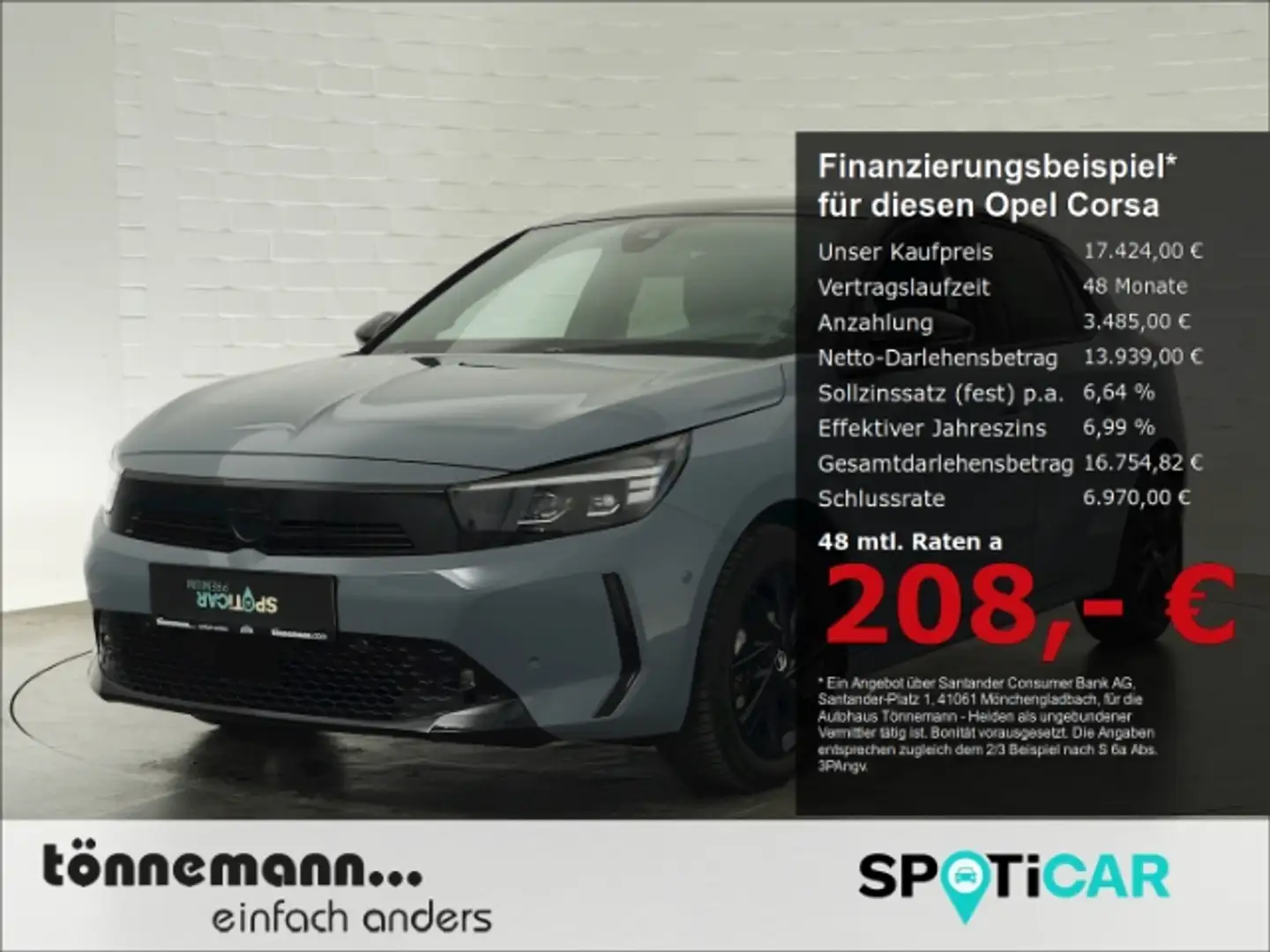 Opel Corsa F FACELIFT GS+LED MATRIX+NAVI+RÜCKFAHRKAMERA+SITZ- Gris - 1
