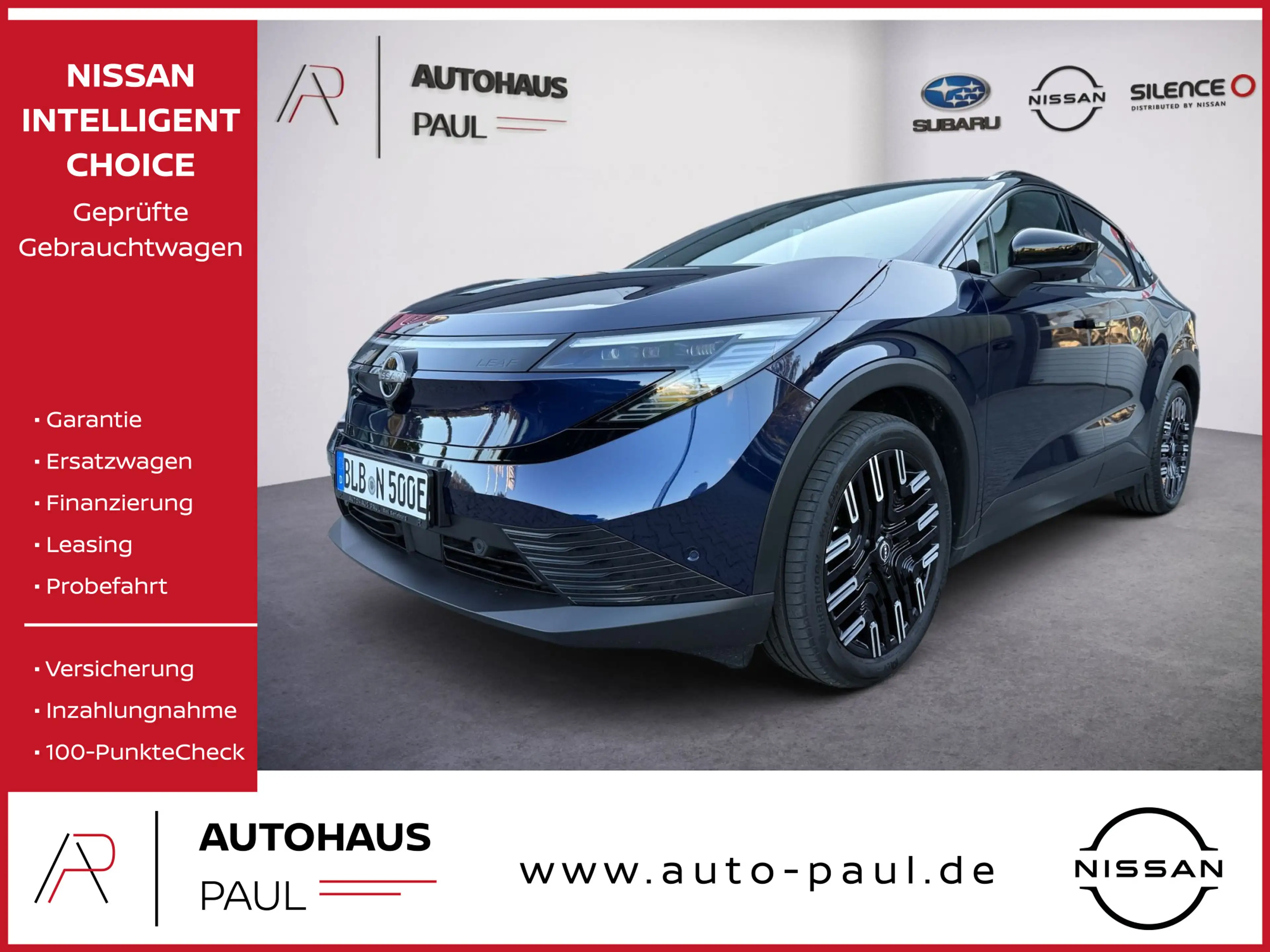 Nissan Leaf 75 KWh Evolve, Leder/BOSE/PGD/360°/HUD/ProP