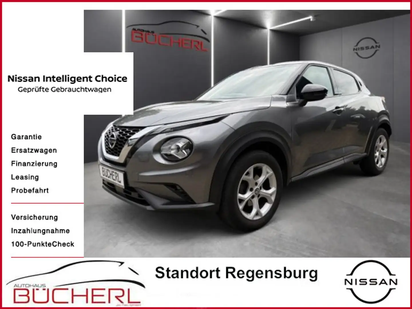 Nissan Juke N-Connecta 360°Kam, abneh. AHK, Winterpaket Grey - 1