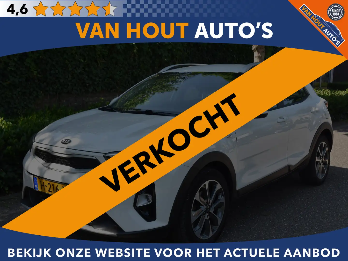 Kia Stonic 1.0 T-GDi DynamicLine | VERKOCHT Weiß - 1