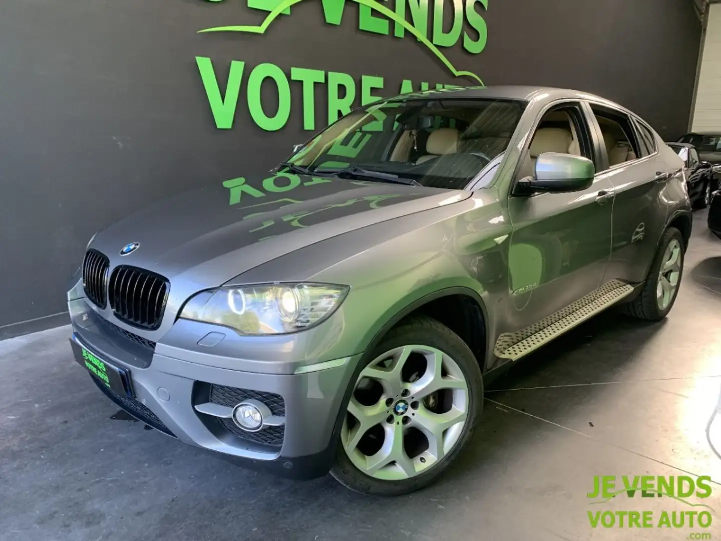 BMW X6 (E71) 35d xDrive 3.0 d 24V 286 cv Boîte auto LUXE Gris - 1