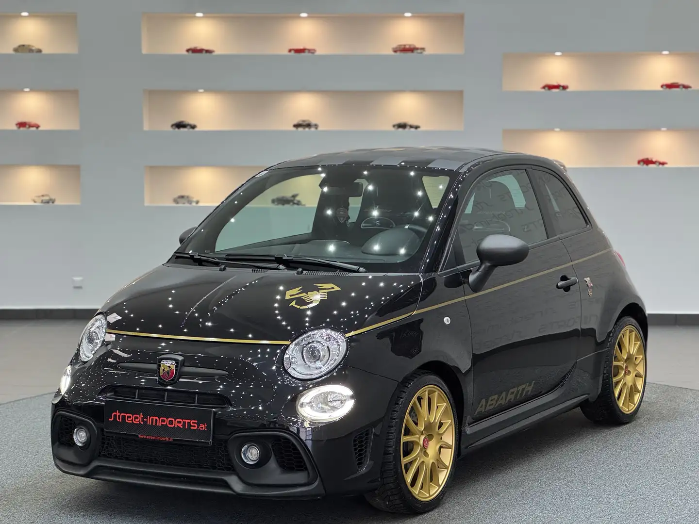 Abarth 595 Scorpioneoro *Schalter*Sondermodell*Bi-Xenon* Schwarz - 1