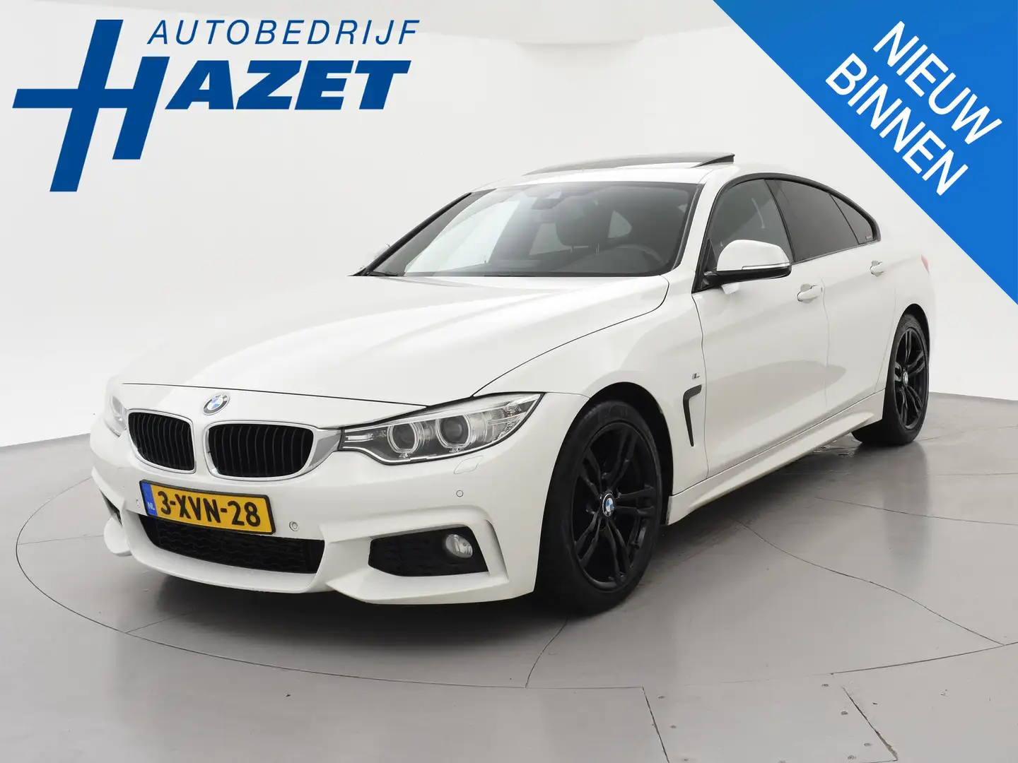 BMW 420 4-serie Gran Coupé 420i M-SPORT + M SPORTSTOELEN | Wit - 1