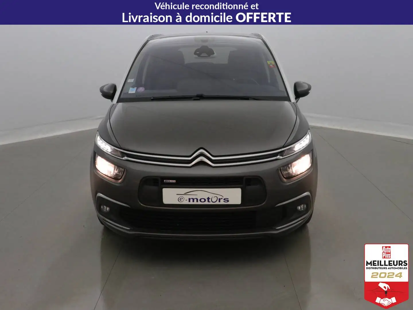 Citroen Grand C4 Picasso PureTech 130 EAT6 Feel +Caméra +GPS Blanc - 2