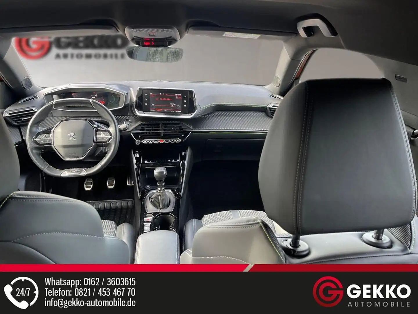 Peugeot 2008 GT Line+LED+Kamera+AHK+SZH+DAB+PDC+APP+2-Zonen Orange - 2