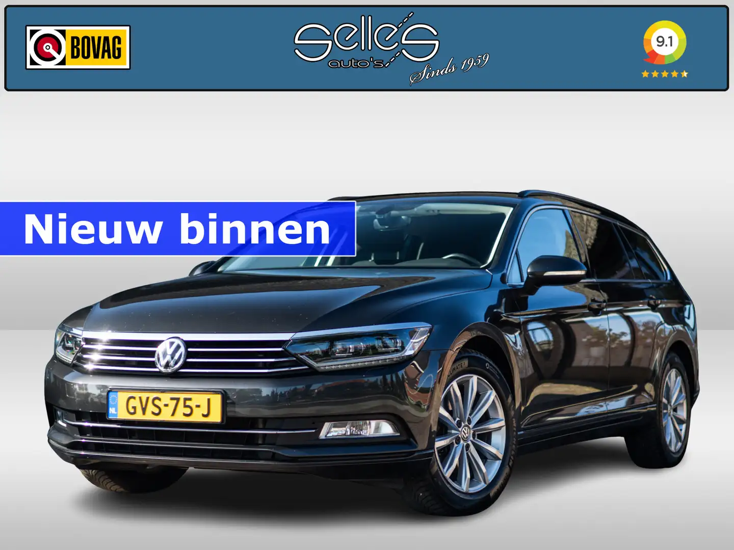 Volkswagen Passat Variant 2.0 TDI Highline Adaptive cruisecontrol | Automaat Grijs - 1