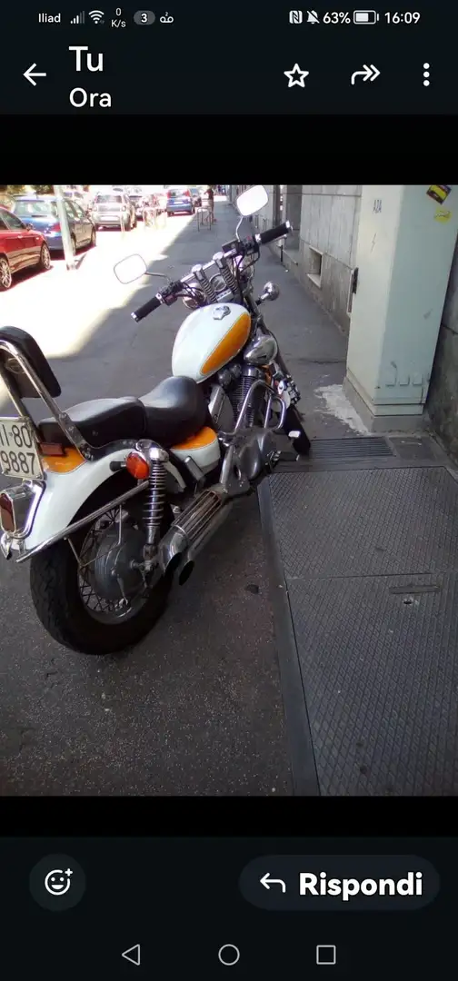 Yamaha XV 535 Yamaha Virago 535 XL Blanc - 2