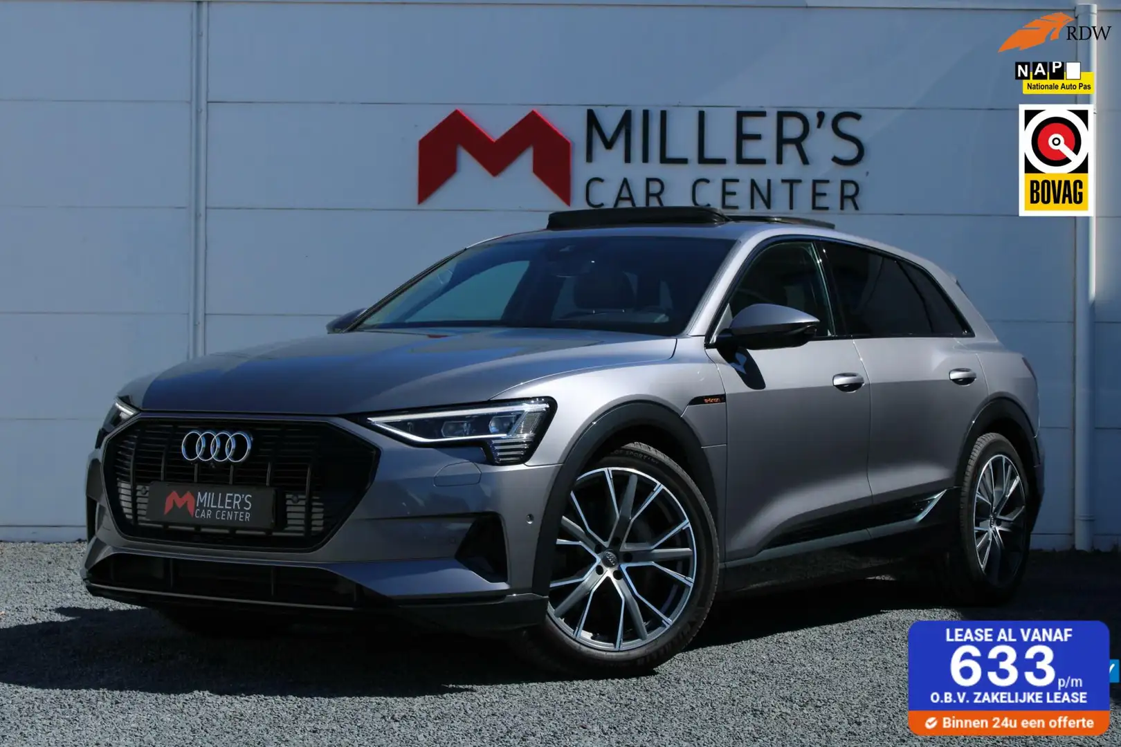 Audi e-tron e-tron 55 QUATTRO ADVANCED 95 kWh PANO ORG NL Grau - 1