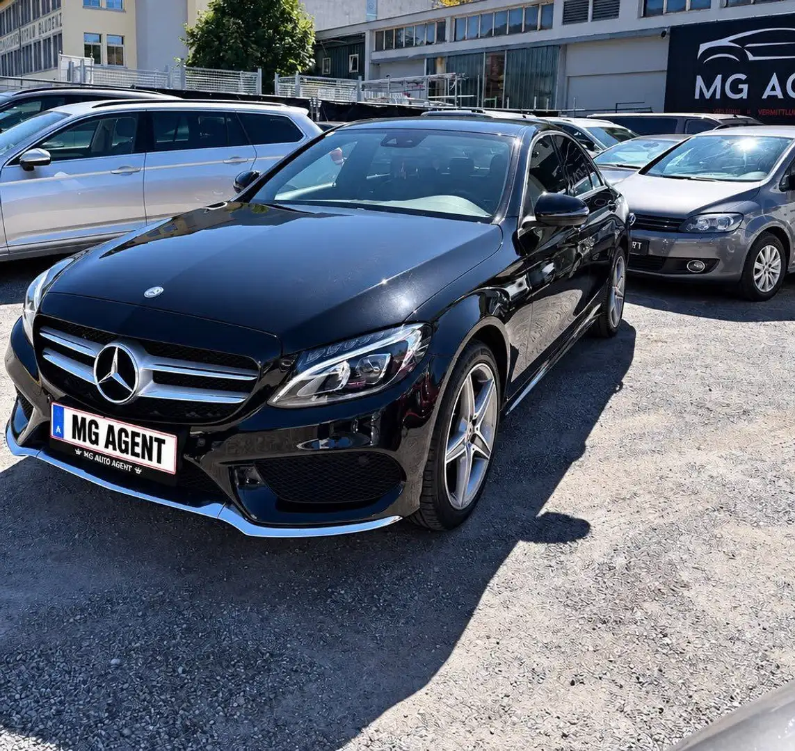 Mercedes-Benz C 220 C-Klasse C 220 CDI AMG Line 4Matic Schwarz - 2