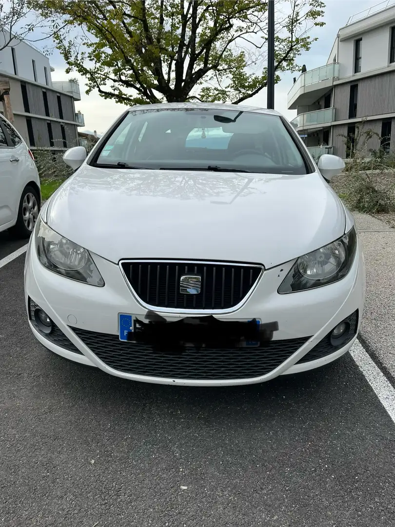 SEAT Ibiza Ibiza 1.2 TDI 75 CR FAP Réference COPA Blanc - 1
