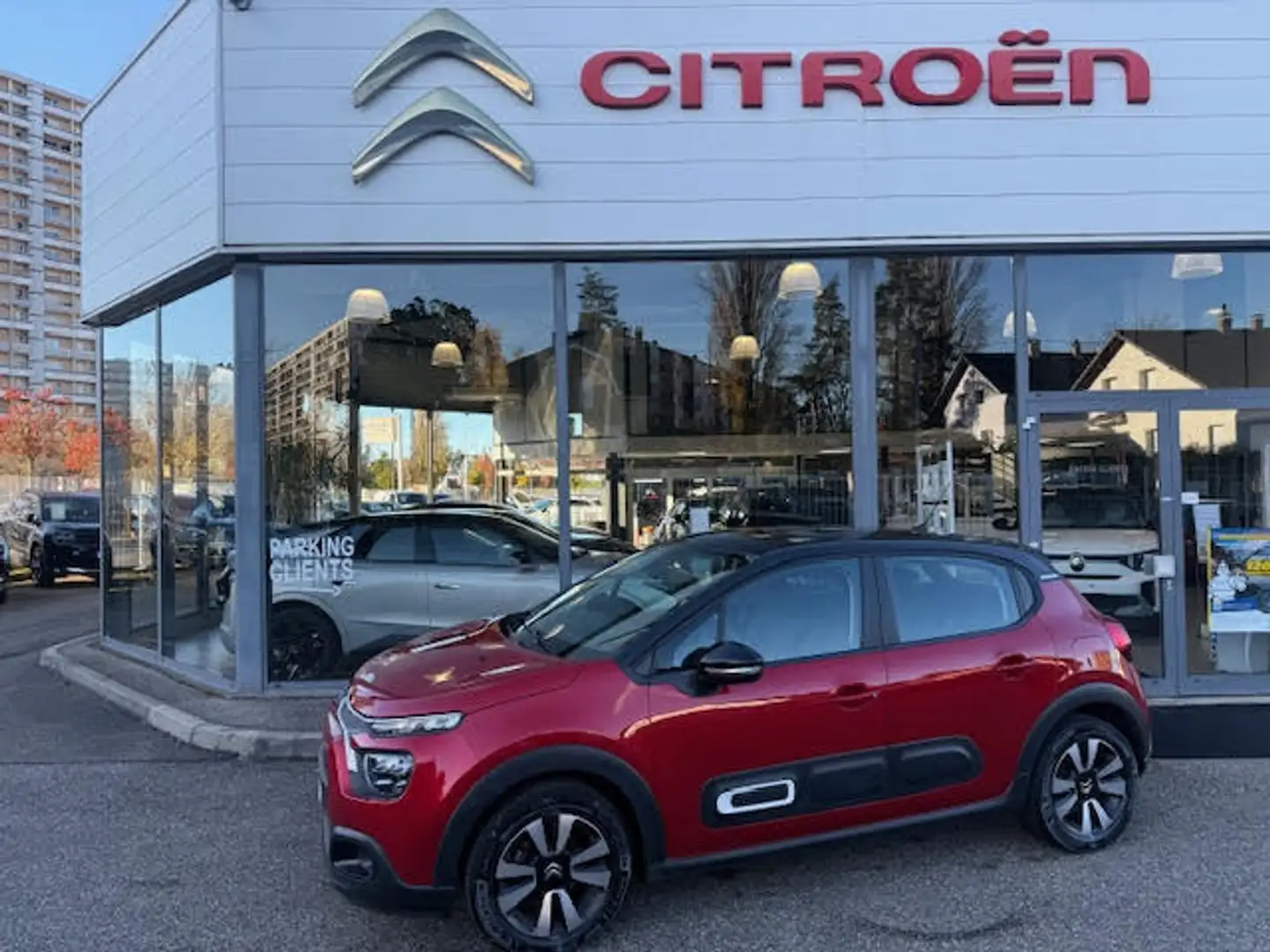 Citroen C3 1.5 BLUE HDI 100 FEEL+ATTELAGE Rouge - 1