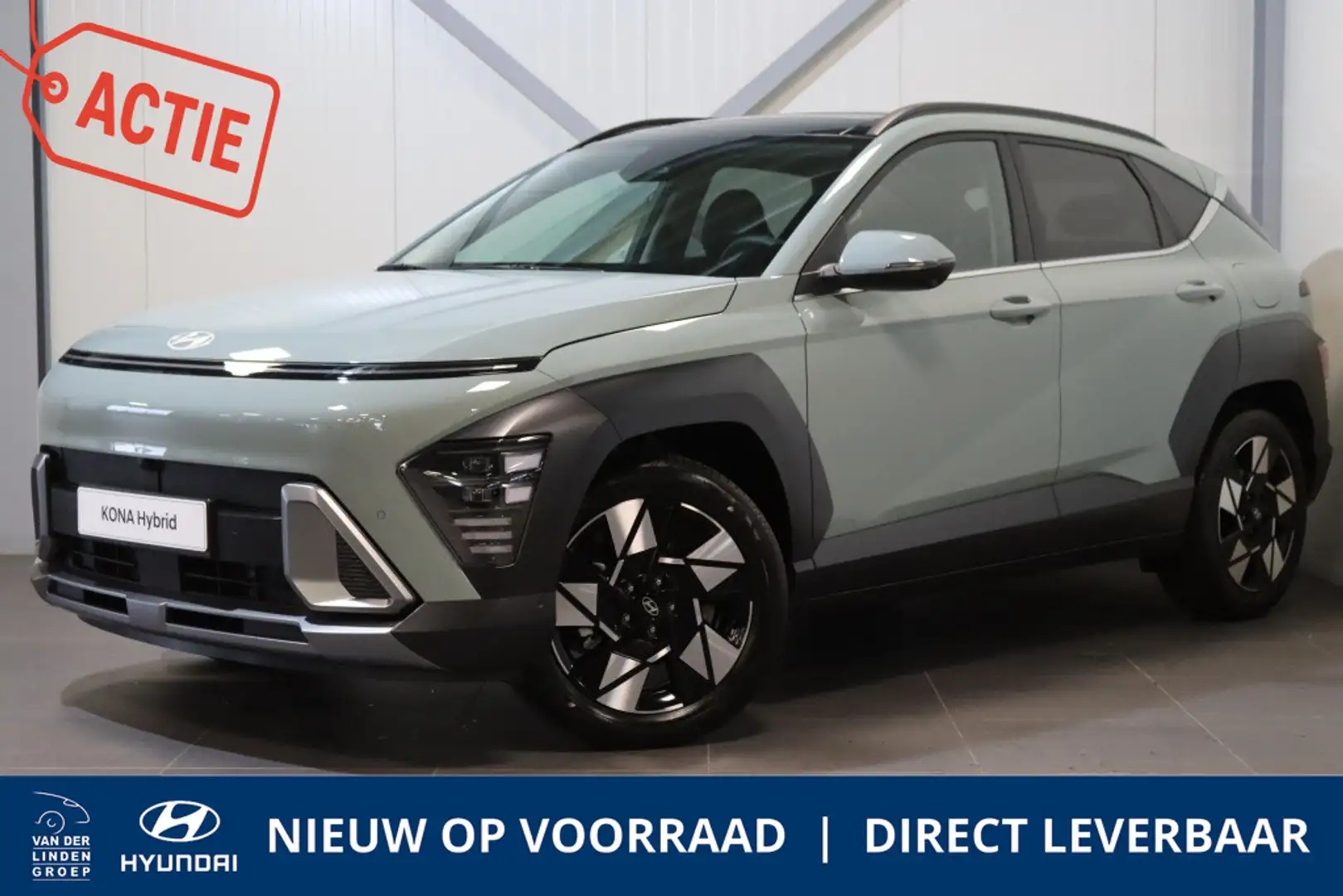 Hyundai KONA 1.6 GDI HEV Premium Sky | DIRECT LEVERBAAR ! | Verde - 1