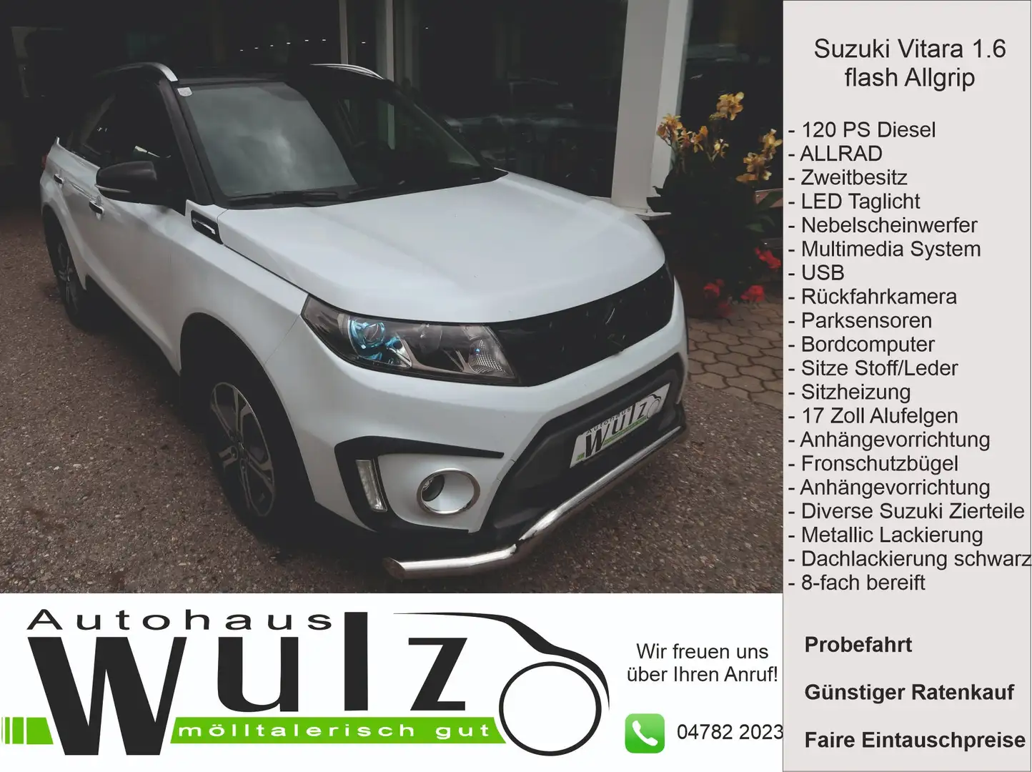 Suzuki Vitara Vitara 1,6 DDiS 4WD GLX Flash Flash Weiß - 1