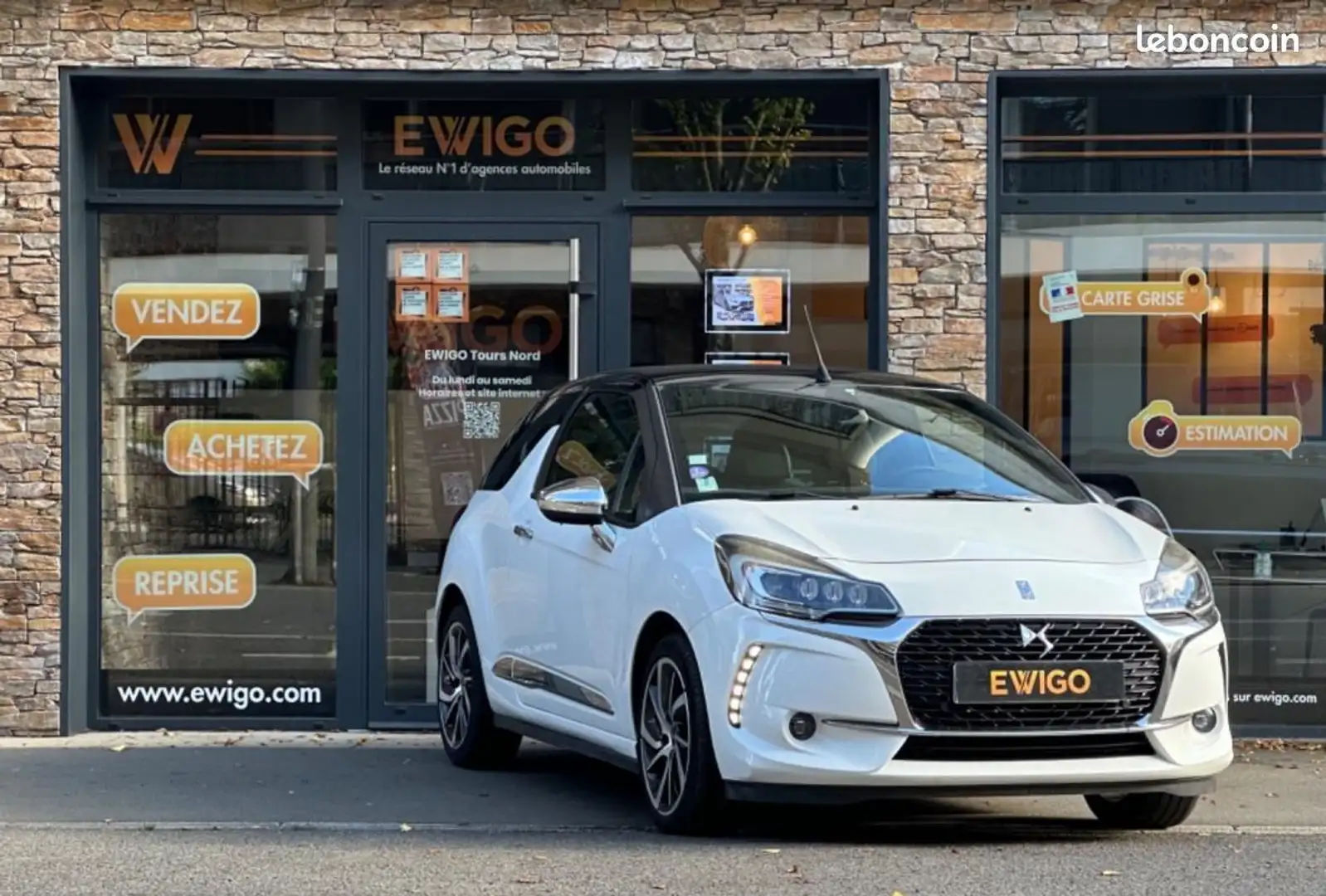 DS Automobiles DS 3 Cabrio 1.2 PURETECH 110ch SOCHIC Blanc - 1